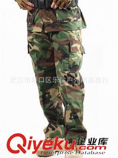 外軍BDU迷彩褲 新款外軍一代叢林迷彩服軍訓(xùn) CS戶外運(yùn)動(dòng)教官服單褲美軍BDU迷彩褲