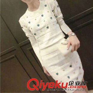 秋冬套裝，褲套裝，裙套裝 2015秋冬新款兩件套ol女士套頭打底毛衣套裙修身套裝長袖原始圖片3