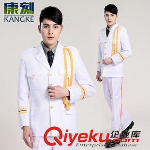 表演演出服 廠家直銷新款演示服裝春秋禮服表演服綠色文工團演出服 套裝定制