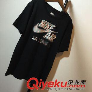 T恤   2015新款情侶款時尚 T恤汽包印花大鉤子圓領T恤原始圖片2