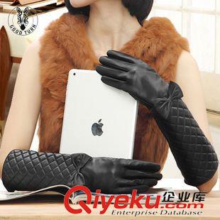 女款 意大利精品情侶款zp手套羊皮秋冬季保暖中老年加絨加厚gd簡單