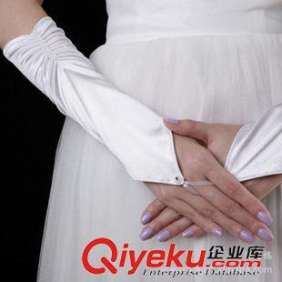 色丁 色丁勾手新娘婚禮手套優(yōu)雅貴氣褶皺防曬配飾春游夏季公主甜美珍珠