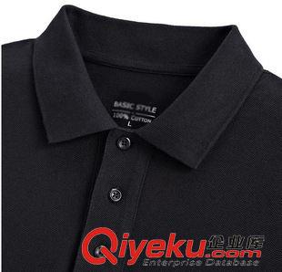gd精品 訂做凡客誠品經(jīng)典款純色翻領(lǐng)珠地網(wǎng)眼純棉polo衫工作服繡花標志原始圖片2