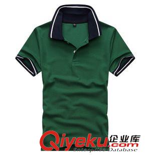 gd精品 2015新款夏季拼色翻領t恤 團隊文化衫廣告衫 男T恤定制廠家定做