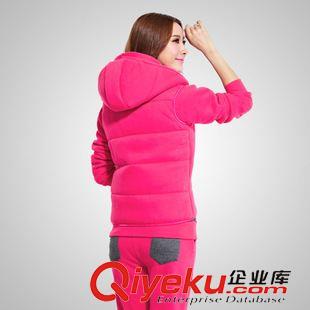 10月新品 #衛(wèi)衣三件套加厚加絨女韓版秋冬套頭大碼休閑運動套裝女款