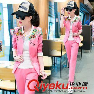 運(yùn)動休閑套裝 實拍：2015新款女士春秋休閑運(yùn)動套裝修身立領(lǐng)長袖衛(wèi)衣大碼運(yùn)動服