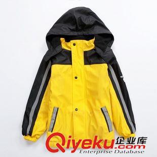 PU雨衣雨褲 LUPILU 兒童 有內里 雨衣 畫畫衣 黃色