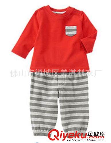 《7月外貿新款》 2105秋裝新款廠家直銷男童套裝批發純棉原始圖片2