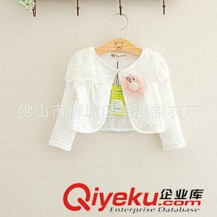 《7月新款》 兒童春夏裝薄款女童長袖披肩坎肩寶寶小披風空調(diào)防曬外搭開衫原始圖片2