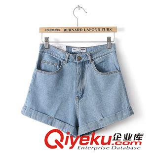 短褲/熱褲 夏季文藝棉麻闊腿褲裙褲 棉麻松緊腰胖mm褲裙 休閑寬松大碼短褲女
