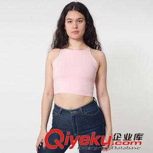 背心/馬甲 廠家直銷新款韓版女式小背心2015韓版雪紡純色緊身高腰露臍小背心原始圖片3
