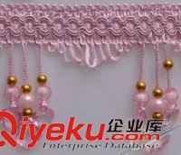 暢銷(xiāo)花邊 廠家直銷(xiāo) 新品珠子花邊 gd水晶珠子花邊 窗簾花邊家紡輔料批發(fā)原始圖片2
