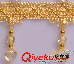 暢銷花邊 [印象窗飾工藝]窗簾花邊輔料配件  珠子花邊梅花愛心原始圖片3
