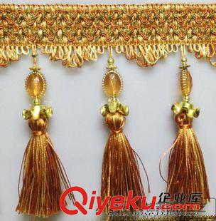 gd花邊 【印象】廠家直銷 新款gd水晶珠子花邊 窗簾花邊家紡輔料批發(fā)原始圖片2