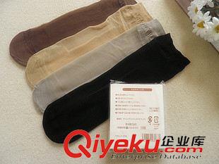 女襪 女士短筒絲襪 超薄透明包芯絲水晶絲女士短襪 水晶絲襪原始圖片3