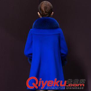 毛昵 外套 羊絨大衣女冬裝新款斗篷毛呢外套 中長(zhǎng)款大碼羊絨大衣原始圖片2