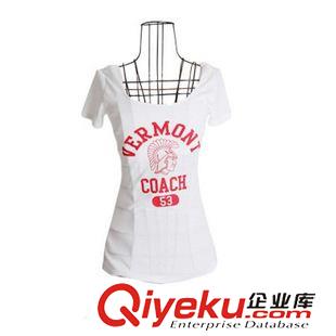 未分類 夜店女裝2015春夏新款 韓國(guó)新版圓領(lǐng)低胸性感莫代爾純棉短袖T恤潮原始圖片2