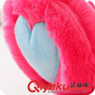 冬季熱賣 愛心毛絨耳罩 韓版秋冬季保暖耳套 新款時尚毛絨耳暖 批發 57g原始圖片2