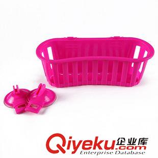 吸盤系列 廚衛(wèi)多功能帶吸盤瀝水置物籃/雜物架原始圖片2