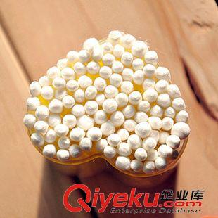 化妝美容工具 雙頭衛(wèi)生棉簽桃心小盒裝 化妝棉簽 桃心盒棉簽（100枚入）原始圖片3