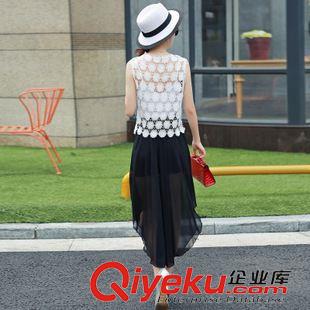 6.1 2015夏裝新款 時尚三件套裙裝 品牌女裝批發(fā)代發(fā) 蜜詩曼迪024010原始圖片2