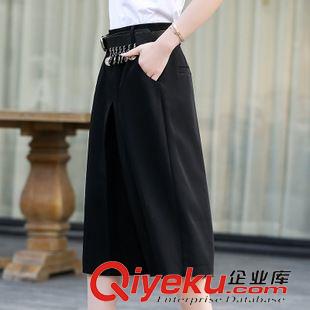 5.11 2015夏季新款女裝修身百搭寬腳褲HBLJR9591 配腰帶原始圖片3