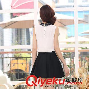 5.13 2015夏裝新款 韓版女裝性感無袖時尚套裝女 BHYE701 送皮帶原始圖片2