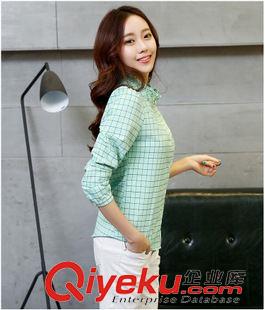 3.22 2015新款韓版優雅甜美職業時尚修身顯瘦襯衫氣質淑女打底衫潮原始圖片3