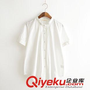 -----》長袖 N136 春夏新款 森系文藝棉雙層紗貓咪刺繡修身純色長袖襯衫 女