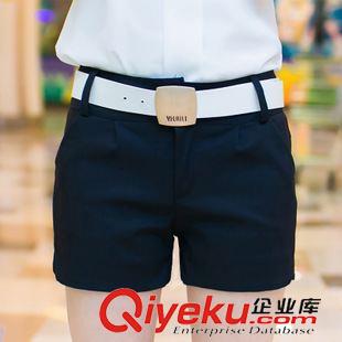 長褲~休閑褲 2015夏新款韓版休閑大碼短褲褲糖果色西裝短褲原始圖片3