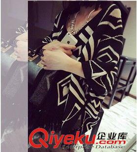 8-9 2015秋季新款女裝 時尚韓版流蘇披肩寬松顯瘦開衫毛衣 潮女外搭原始圖片2
