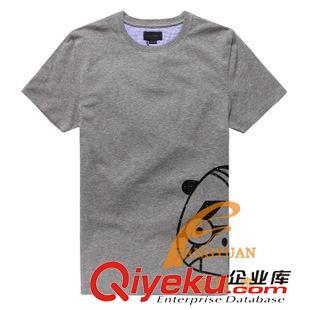 萊卡棉t恤 【實(shí)體廠家】訂做男式圓領(lǐng)韓版t恤 全棉 高品質(zhì)圓領(lǐng) t恤定制原始圖片2