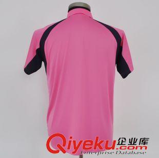 吸濕排汗速干t恤 批量生產(chǎn) 訂做翻領(lǐng)拼接廣告t恤  吸濕排汗運(yùn)動t恤 gdt恤生產(chǎn)廠原始圖片2