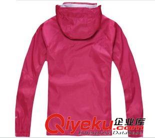 運(yùn)動(dòng)風(fēng)衣 定做 男式紅色連帽j外套  防風(fēng)防水 印制 加工男式外套 工作外套原始圖片3