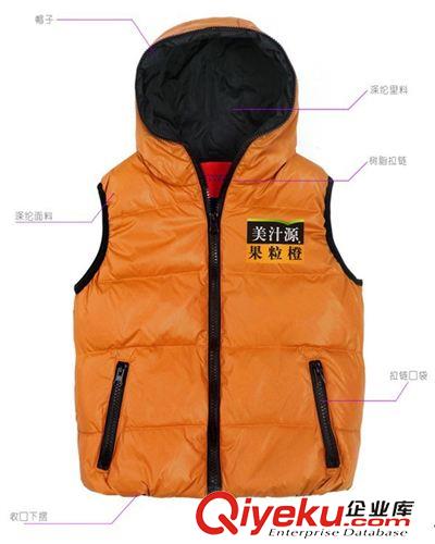 【經(jīng)典企業(yè)案例】 訂做加厚廣告棉馬甲  休閑棉馬甲定做  廠家定做加厚棉馬甲原始圖片3