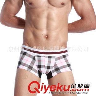 SEOBEAN/希賓男士內褲 SEOBEAN希賓男士內褲批發 男式平角褲內褲 純棉5色格子內褲可選