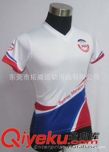 跑步服系列 熱轉印個性圖案T-shirt跑步服訂制工廠原始圖片3
