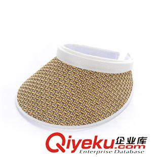 新款早知道 藝海 草編發(fā)夾帽 女士夏日防曬空頂帽 廠家批發(fā)太陽(yáng)帽 韓版品牌