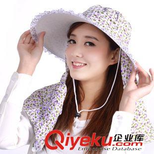 現(xiàn)貨區(qū) 藝海小碎花太陽帽 防曬采茶帽 秋冬季外出防塵帽子 品牌廠家批發(fā)原始圖片2