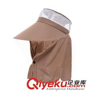 采茶帽 藝海帽子廠家直銷 女款騎車帽子 爆款太陽遮臉帽防紫外線帽子原始圖片3