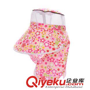 采茶帽 藝海夏季 女士采茶帽  格子透氣網(wǎng)紗護臉防曬遮陽帽 農(nóng)村戶外帽子
