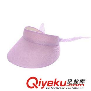 空頂帽 藝海夏季熱銷韓版女式純色空頂帽 防曬空頂帽 義烏絲質帽子批發原始圖片2