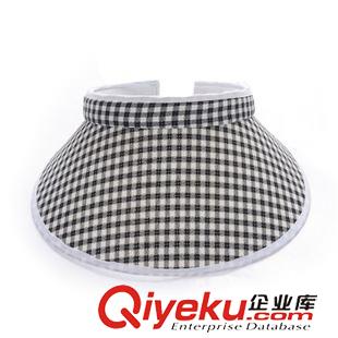 發(fā)夾帽 藝海發(fā)夾帽 批發(fā)夏季新款百搭大沿遮陽防曬PVC膠片帽塑料太陽帽原始圖片3