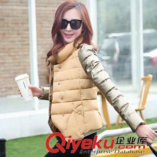 羽絨服 土豪金糖果色羽絨棉棉衣棉服修身女裝PU拼接學生大碼外套潮原始圖片2