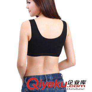 裹胸/抹胸 經典小背心批發 女 帶海綿墊半身背心 運動背心 簡約工字背心原始圖片2