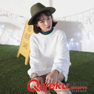 10月9號(hào)上新！ 2015秋冬新款韓版女  側(cè)邊開叉男女可穿的加厚加絨拉鏈衛(wèi)衣