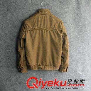 10月份第四期新品 tj 出口歐美原單外貿(mào)男士純色立領(lǐng)夾克衫 加厚夾棉保暖男夾克