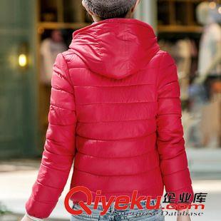 爆款棉衣 2014羽絨棉服小棉衣襖女裝冬裝外套短款修身輕薄糖果色雙面穿韓版原始圖片2