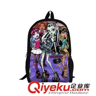 馴龍+里約+怪高系列 廠家直銷 精靈高中 MONSTER HIGH 速賣通熱銷款兒童減負雙肩書包原始圖片2