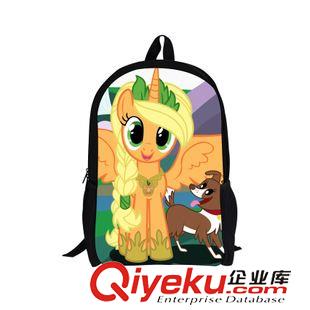 小馬寶莉系列 外貿原單現貨pony小馬寶莉兒童書包小學生書包抗壓減負雙肩包批發